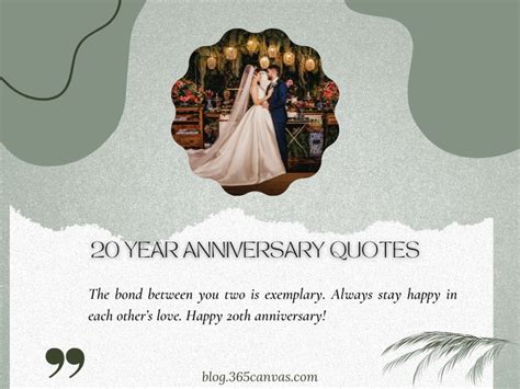 30 Blessed 20th Years Wedding Anniversary Quotes Wishes