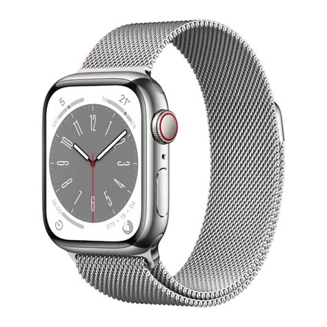 Buy The New Apple Watch Series 8 Gps Cellular Silver 45mm