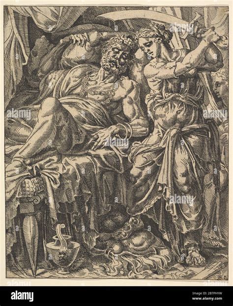 Judith Slaying Holofernes, from The Story of Judith and Holofernes Stock Photo - Alamy