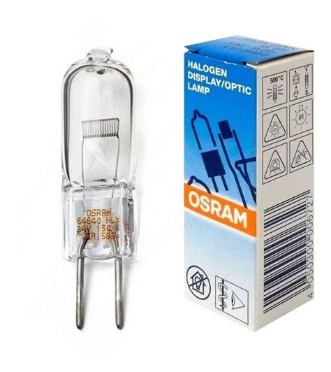 Lampada Bi Pino Osram Hlx G H V W Foco Cir Rgico Lux