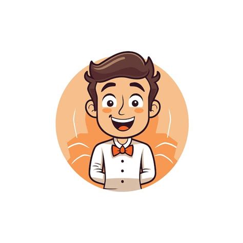 Premium Vector | Businessman Smiling Face Cartoon Character Vector ...