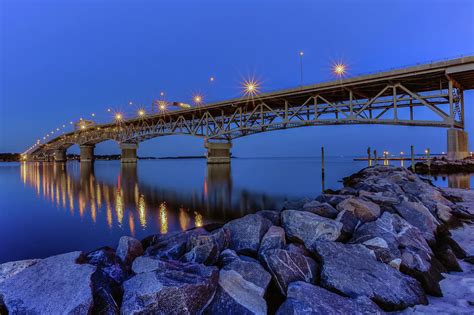 George P. Coleman Bridge Photograph by Jerry Gammon