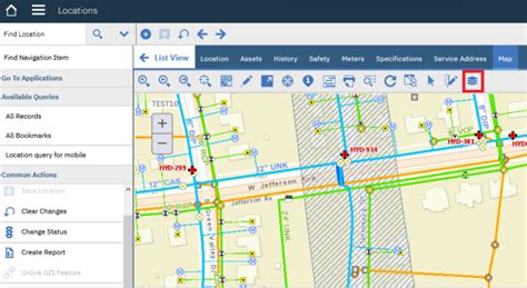 Using The Layers Tool In Maximo Spatial