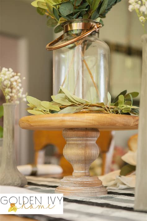 DIY Wooden Cake Stand