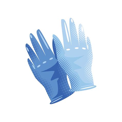 Latex Gloves Medical 16756780 Vector Art At Vecteezy