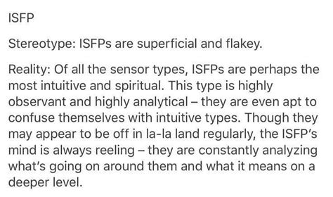 Thought I D Share This Too ISFP Stereotype Vs Reality Scrolller