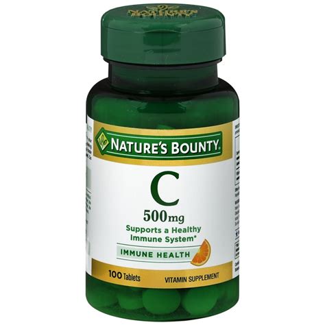 Natures Bounty Vitamin C 500 Mg Tablets 100 TB Medcare Wholesale