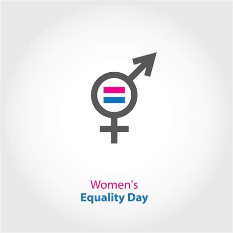 Premium Vector Womens Equality Day The Female Holiday Celebrated