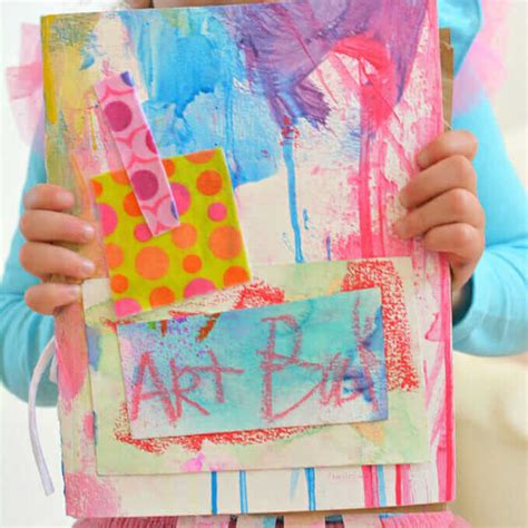 DIY Art Books for Kids - To Display or Gift Children's Artworks!