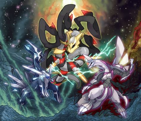 Creation Trio - Pokémon - Image by Pearlsaurus #1091125 - Zerochan Anime Image Board in 2023 ...