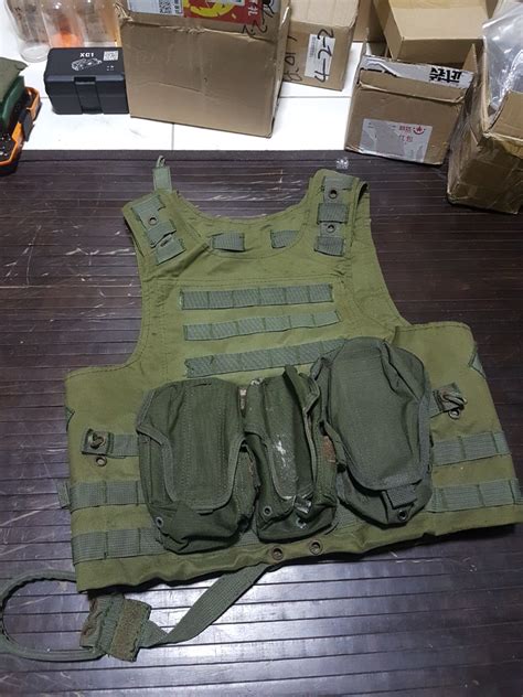 Od Green Tactical Vest Sports Equipment Hiking And Camping On Carousell