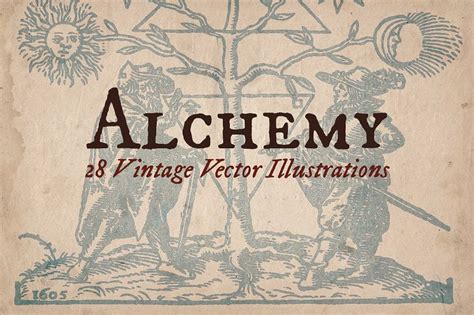 Vintage Alchemy Illustrations - Design Cuts