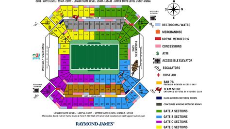 Raymond James Stadium Parking Map