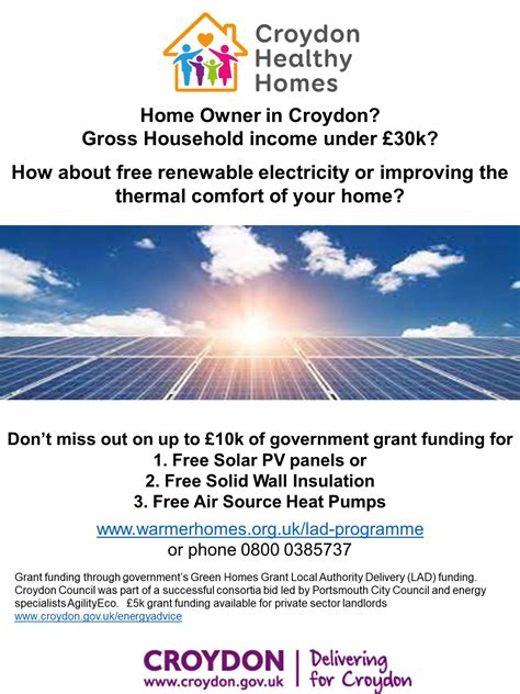 Claim £10,000 green energy grant with Croydon Healthy Homes | Inside