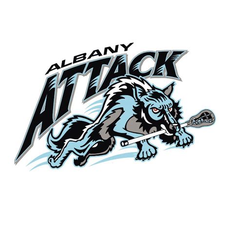 Albany Attack logo Royalty Free Stock SVG Vector