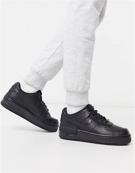 Nike Air Force 1 Shadow Sneakers In Black | ModeSens