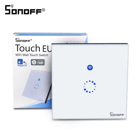 Itead Sonoff Touch Wall Eu Glass Panel Switch Wifi Wireless Smart Home