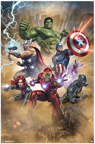 Trends International Avengers Fantastic Wall Poster 22375 X 34