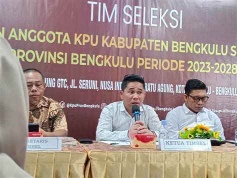 Daftar Nama 20 Besar Calon Komisioner Kpu Bengkulu Selatan Lulus Cat