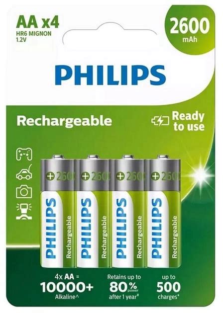 Philips Rechargeable Ni Mh Aa R B B