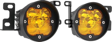 Auxbeam Barra De Luz LED De 3 Pulgadas Con Soportes De Montaje Luces