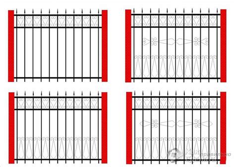 Как сделать забор из профильной трубы - строительство металлического забора