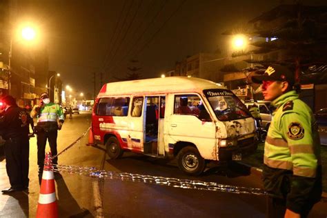 Sicarios Asesinan A Chofer De Combi Por No Pagar Cupo De S 10 En Santa