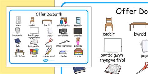 Offer Dosbarth Word Mat Cymraeg Teacher Made Twinkl