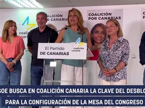 El PSOE a la desesperada busca el apoyo de Coalición Canaria para la