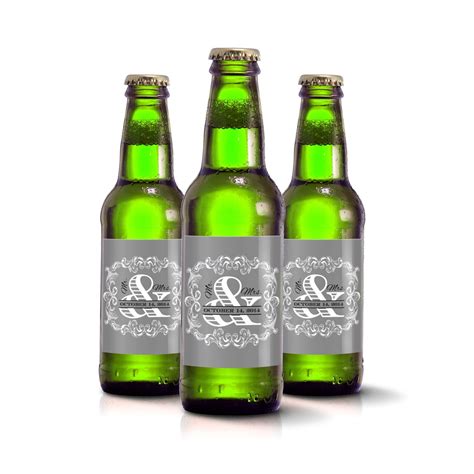 Custom Beer Bottle Labels Personalized Wedding by LiquidCourage