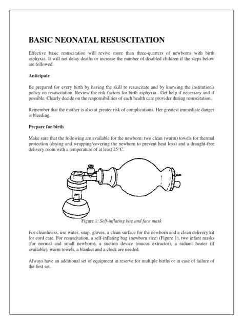 Basic Newborn Resuscitation | Cardiopulmonary Resuscitation | Childbirth