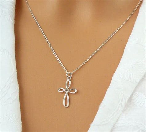 Infinity Cross Necklace Infinity Cross Faith Forever Necklace