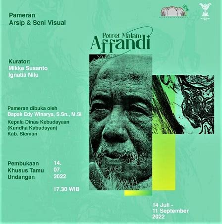 Pameran Arsip Dan Seni Visual Potret Malam Affandi Di Museum Affandi