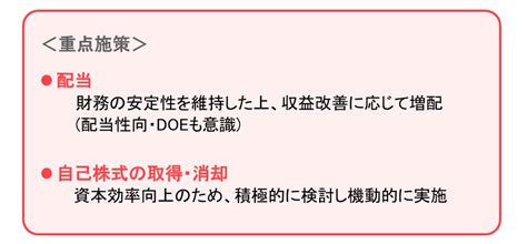 資本政策・株主還元