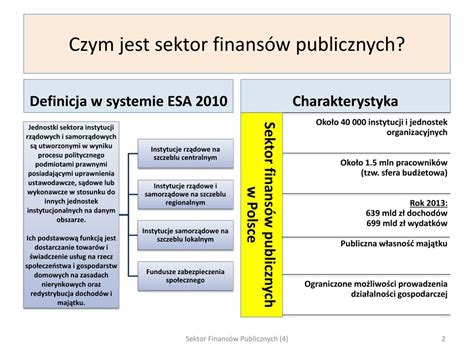 PPT Sektor finansów publicznych PowerPoint Presentation free