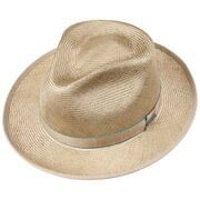 Abaca Fedora Straw Hat By Stetson