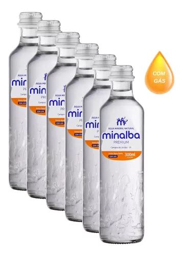 Gua Mineral Natural Premium Vidro G S Minalba Ml Mercadolivre