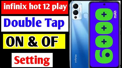 Infinix Hot 12 Play Double Tap Screen On Of Setting Infinix Hot 12