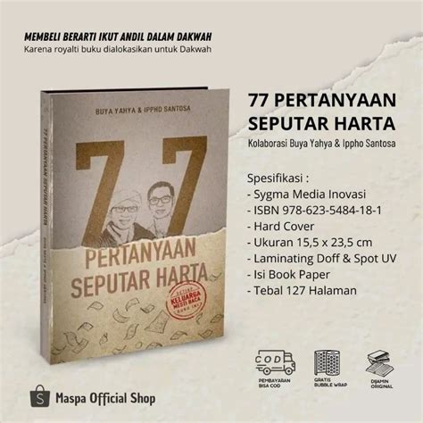 Jual Buku Pertanyaan Seputar Harta Karya Buya Yahya Ippho Santosa