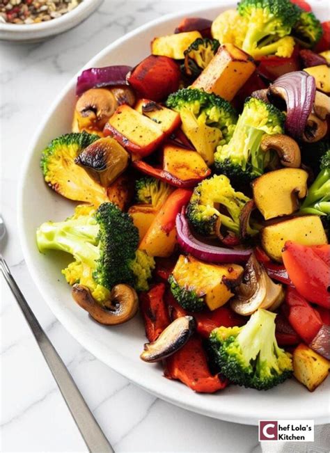 Healthy Roasted Vegetables - Chef Lola's Kitchen