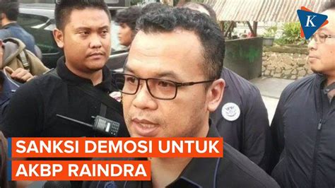 Polri Beri Sanksi Demosi 4 Tahun Untuk AKBP Raindra Ramadhan Soal Kasus