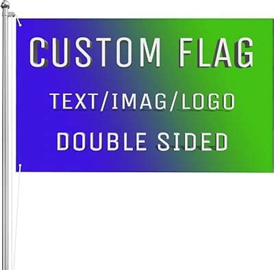 Amazon Custom Flag 3x5 Ft Personalized Double Sided Outdoor Flags