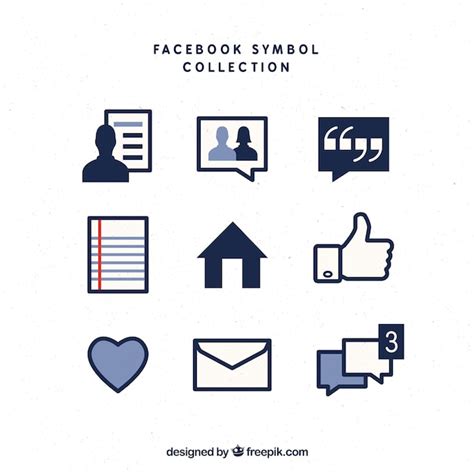 Free Vector | Facebook symbols set