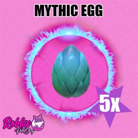 Mythic Egg x5 Adopt Me