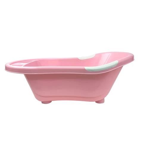 Baignoire bébé avec vidange rose