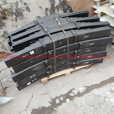 Various Leaf Spring For Trucks And Trailers Sinotruk Howo Truck Parts