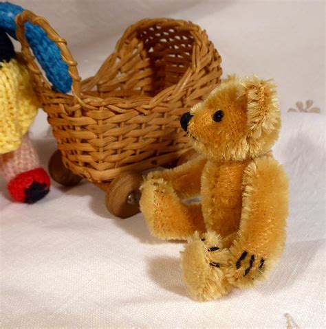 Vintage Miniature Mohair Teddy Bear Victor