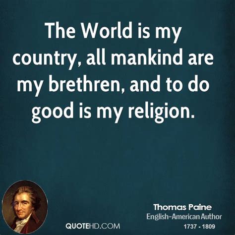 Thomas Paine On Religion Quotes. QuotesGram