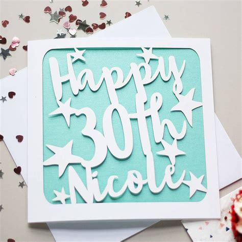 Personalised Th Birthday Card Diy Th Birthday Card Cricut Birthday