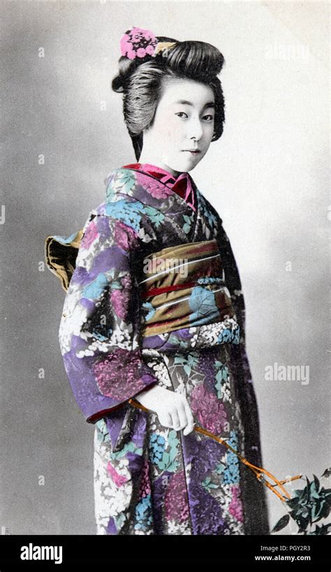 1910s Japan Famous Geisha Eiryu — The Famed Geisha Eiryu 栄龍